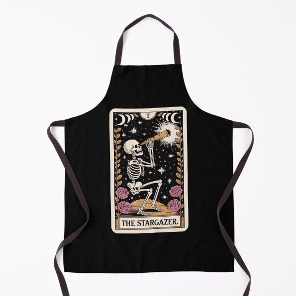 Item preview, The Stargazer Skeleton Telescope Tarot Card Design designed and sold by Blok45.