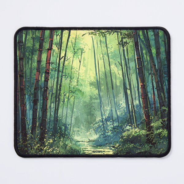 Item preview, Serene Japanese Bamboo Forest Art designed and sold by bapupa.