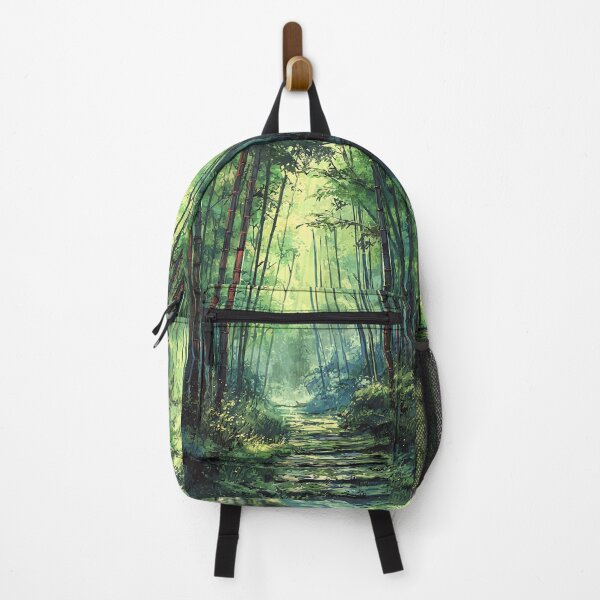 Item preview, Serene Japanese Bamboo Forest Art designed and sold by bapupa.