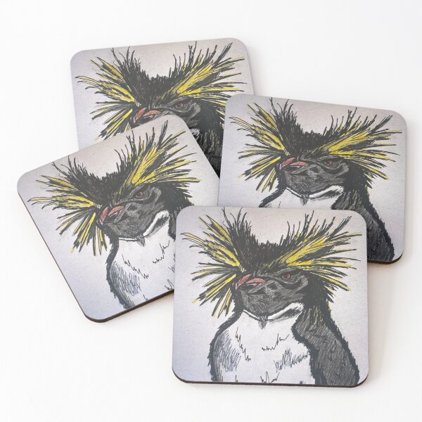 Item preview, Rockhopper Penguin Drawing designed and sold by Lavinia Johnson Art.