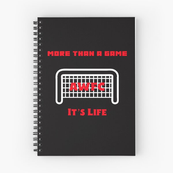 Item preview, More Than a Game It’s Life AWFC Arsenal Women Soccer Club Fan Red & White  designed and sold by WhackingTax.