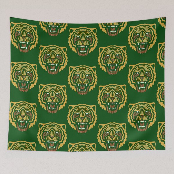 Item preview, golden tiger tigre lion designed and sold by Drapeganics.