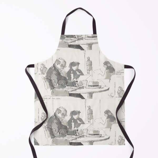 Item preview, Studying at the cafe drawing designed and sold by MikeJory.