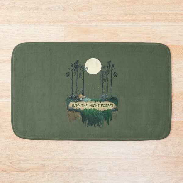 Item preview, Into the Night Forest - Mystical Floating Island Art designed and sold by HilalaC.