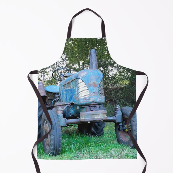 Item preview, Vintage 1957 Lanz Bulldog D2016 German Agricultural Tractor - Classic Blue Farm Machinery designed and sold by Peter Kraaibeek | Generative Designs and Car Art.