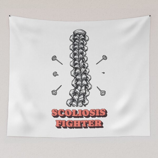 Item preview, Scoliosis Awareness "Scoliosis Fighter" designed and sold by drwhoswifeforever YouTuber.