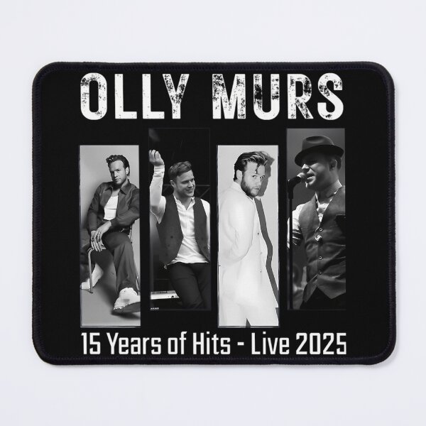 Aperçu de l'œuvre Tournée 15 ans de succès d'Olly Murs 2025 créée et vendue par TamikaBuckner.