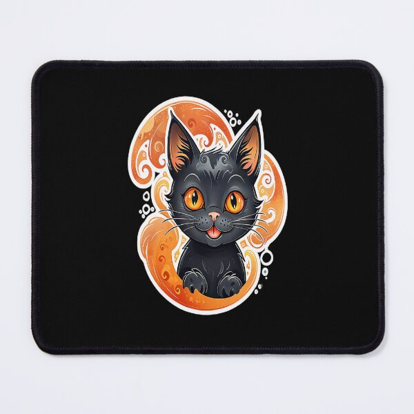 Item preview, Magic cat, Halloween Themed Print, Colored Graphics designed and sold by artdragongift 15.