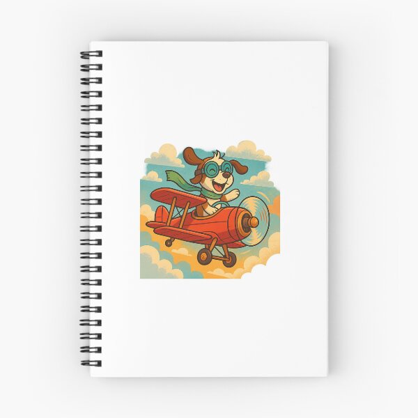 Item preview, Cute Dog Pilot – Fun Vintage Airplane Cartoon designed and sold by naelnaelnael.