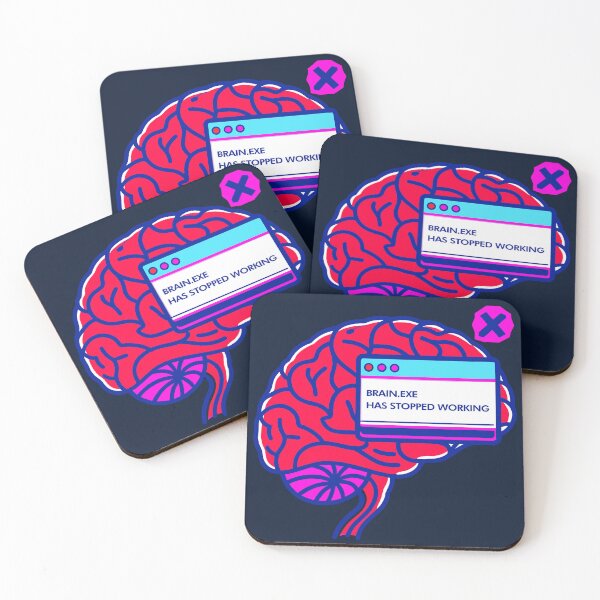 Item preview, Brain.exe Has Stopped Working designed and sold by Banana Split Collective.