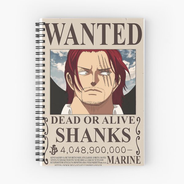 Item preview, Shanks Wanted Poster designed and sold by Franzesch.