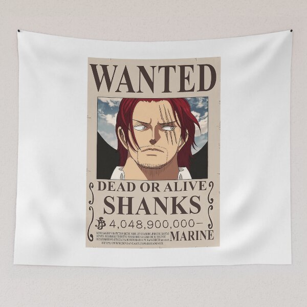 Item preview, Shanks Wanted Poster designed and sold by Franzesch.