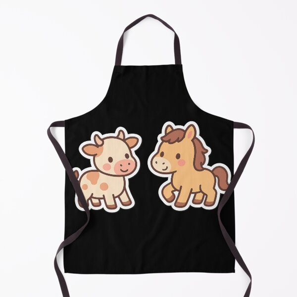 Item preview, Cutting horse - cute kawaii cow designed and sold by DamioPolArt.