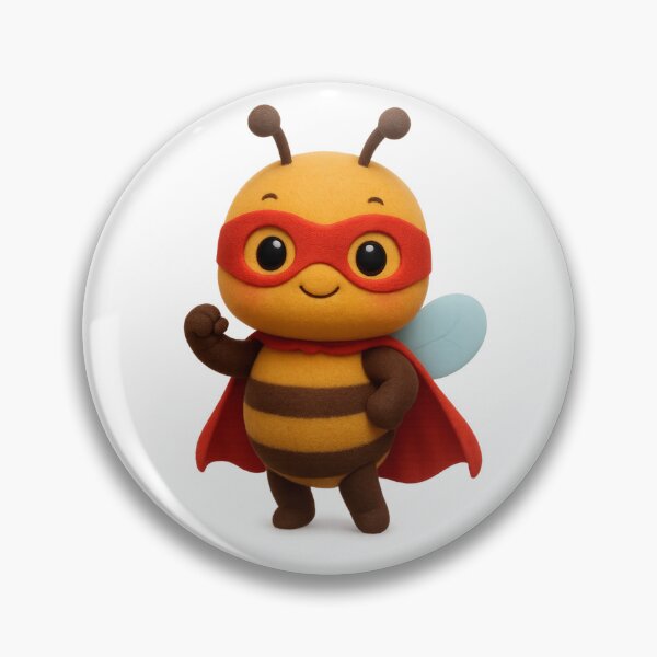 Item preview, Cute Bee Superhero - Adorable Kawaii Bumblebee Character Design designed and sold by Moons Studio.