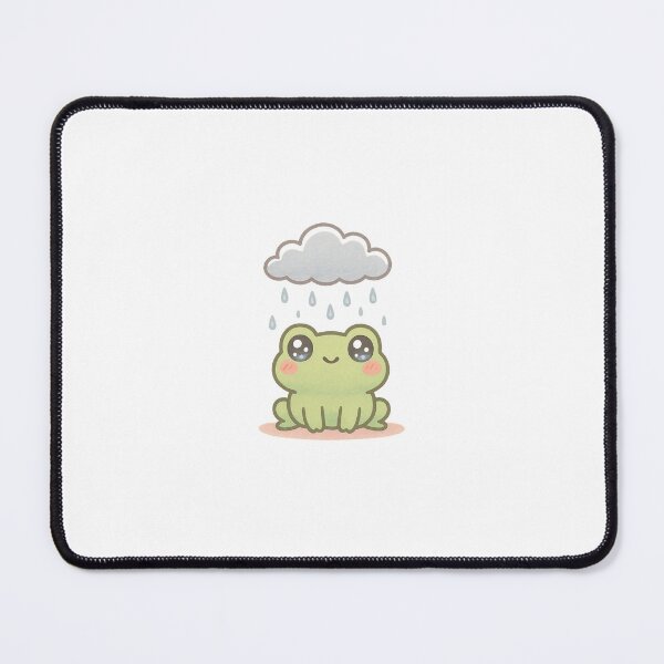 Item preview, Sad but cute frog – Kawaii illustration designed and sold by naelnaelnael.
