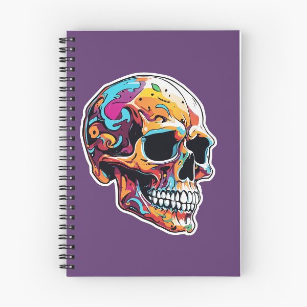 Item preview, Skull - Colorful Graffiti (#3): Vibrant Street Art Design designed and sold by cabana.space.