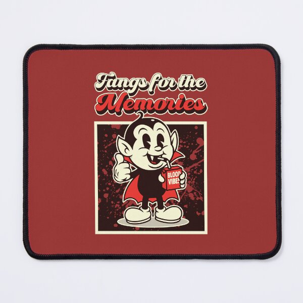 Item preview, Cute Retro Cartoon Vampire Drinking Blood designed and sold by TheJollyDoodle.