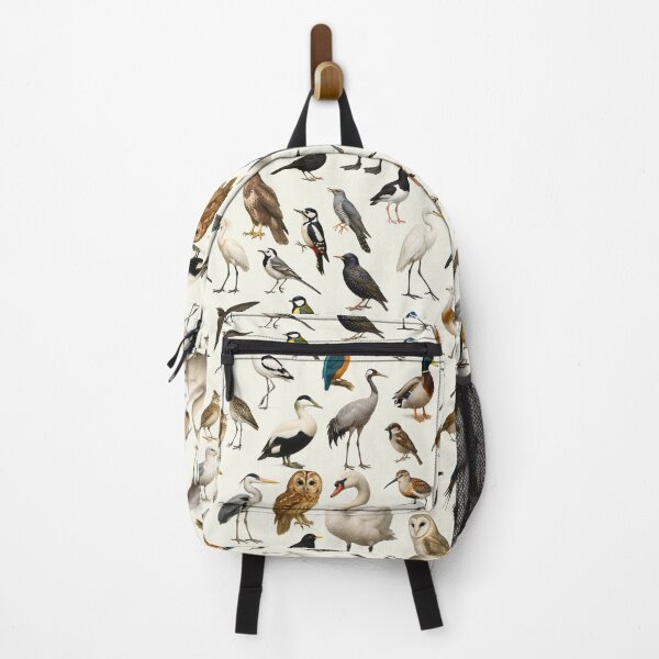 Item preview, Birds of British Isles Retro Illustration Chart Scientific Art designed and sold by kakarikihill.