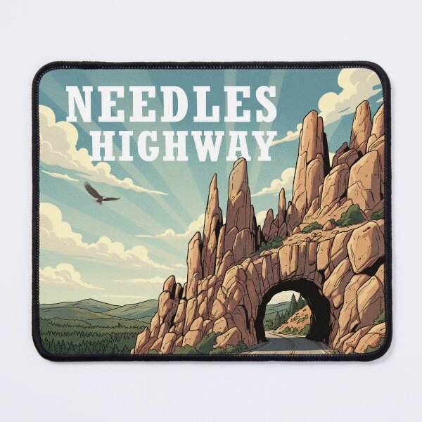 Item preview, Needles Highway South Dakota Eagle designed and sold by Esskay Designs.
