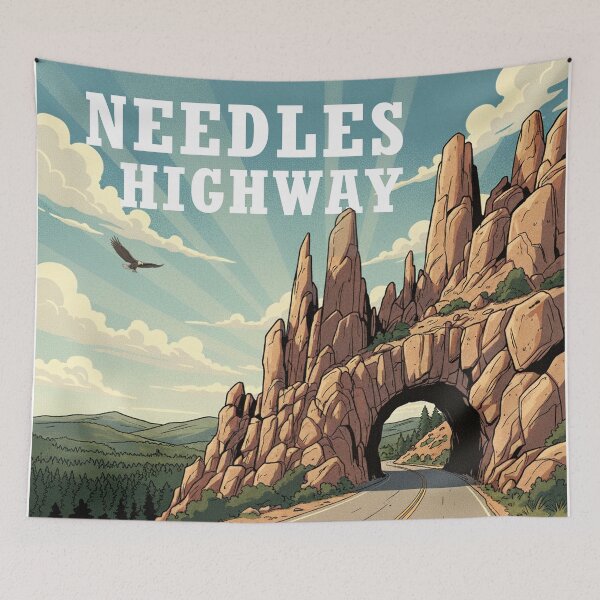 Item preview, Needles Highway South Dakota Eagle designed and sold by Esskay Designs.