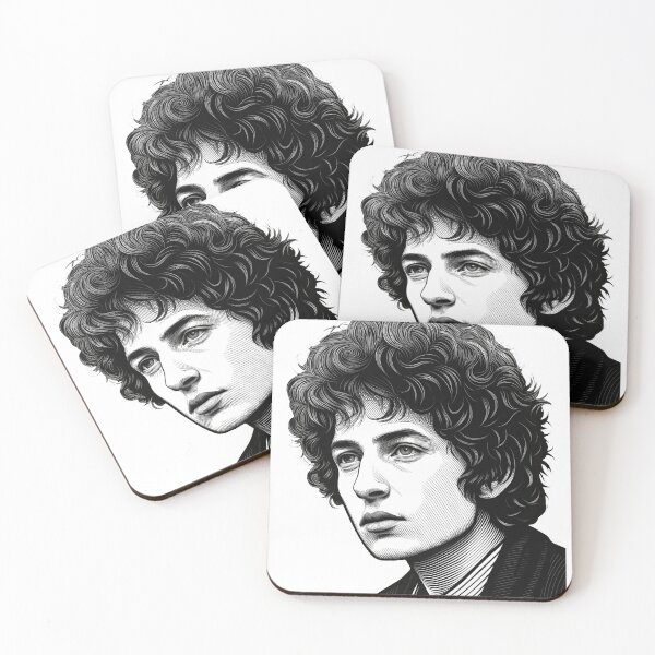 Artikelvorschau, Bob Dylan – Minimalistisches Vektorporträt entworfen und verkauft von DamianRoy88.