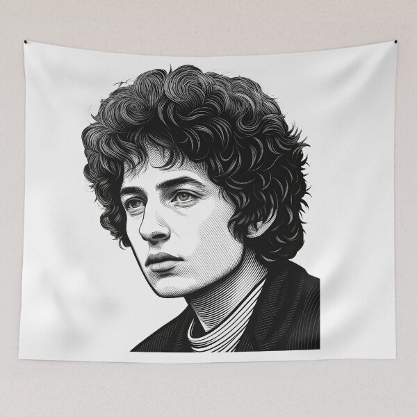 Item preview, Bob Dylan – Minimalist Vector Portrait designed and sold by DamianRoy88.
