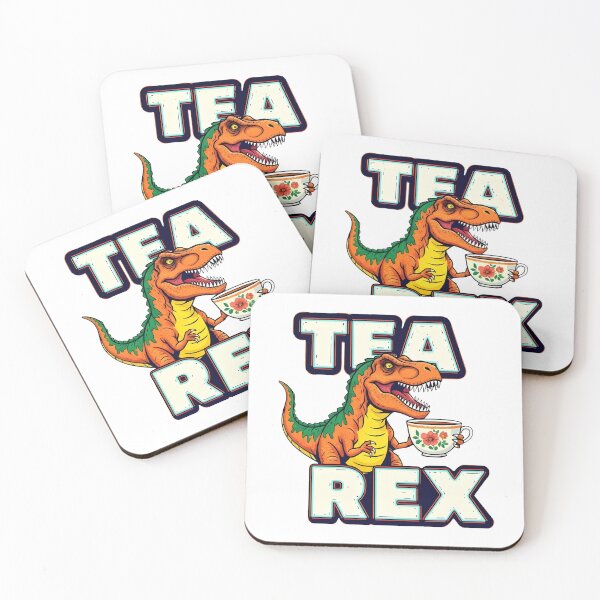 Item preview, Tea Rex T-Shirt | Funny Dinosaur Drinking Tea Graphic Tee designed and sold by fawzimorsy.