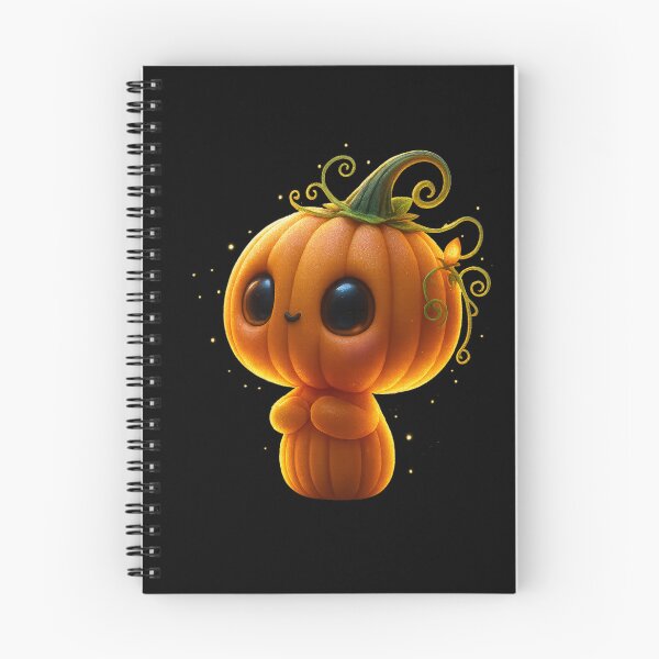 Item preview, Cute Glowing Pumpkin Character | Magical Halloween Forest Art designed and sold by NeonCore.