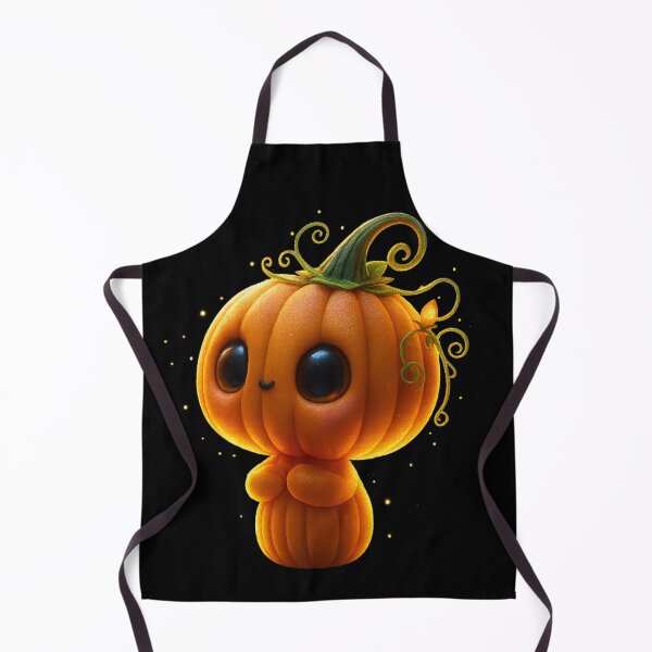 Item preview, Cute Glowing Pumpkin Character | Magical Halloween Forest Art designed and sold by NeonCore.