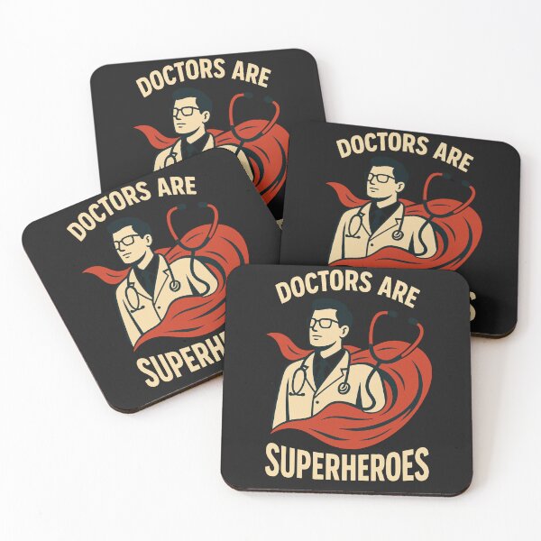 Item preview, Doctors Are Super Heroes Healthcare Worker Appreciation Design Stickers designed and sold by GeniePixel.