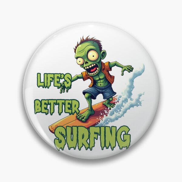 Item preview, Zombie Surfer Halloween  designed and sold by Red-forever.