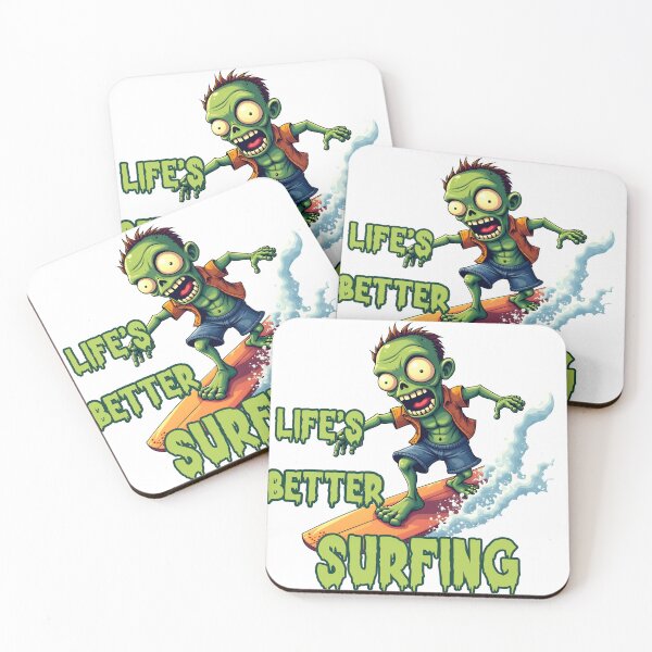 Item preview, Zombie Surfer Halloween  designed and sold by Red-forever.