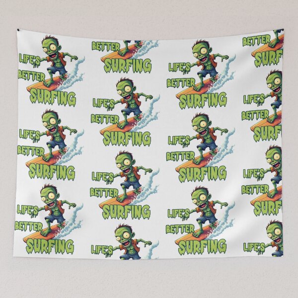 Item preview, Zombie Surfer Halloween  designed and sold by Red-forever.