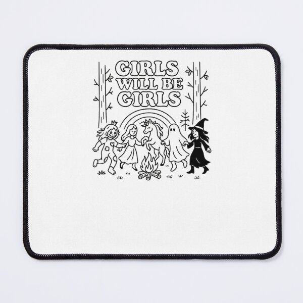Item preview, Girls Will Be Girls Witch Coven Empowering Gothic Design Classic T-Shirt designed and sold by inkfluenceart.