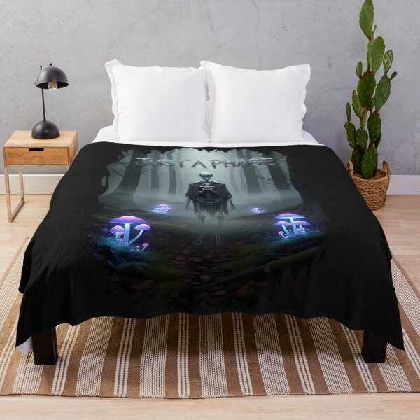 Item preview, Just a Phase - Goth Skeleton in Mystical Forest Art designed and sold by HilalaC.