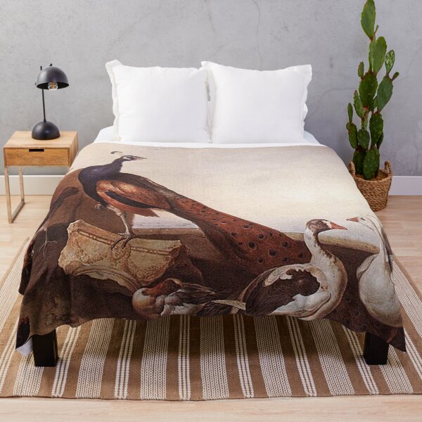 Item preview, Peacock with Geese and Hen designed and sold by tomorrowsart.