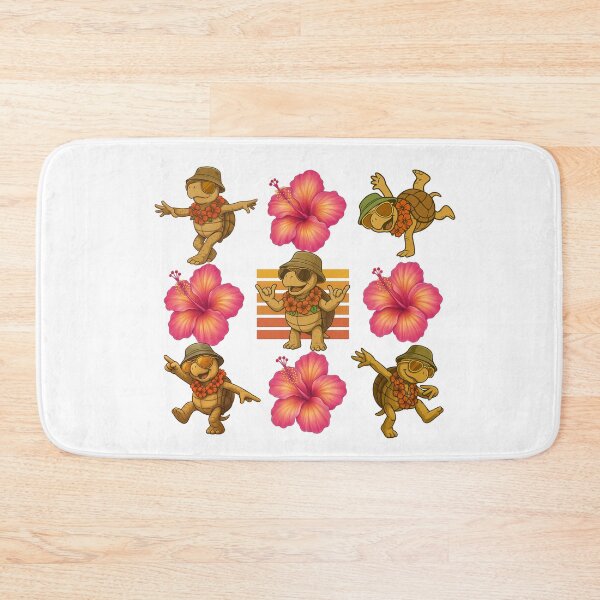 Item preview, Aloha Hibiscus Turtle Crew designed and sold by FeFoFum.