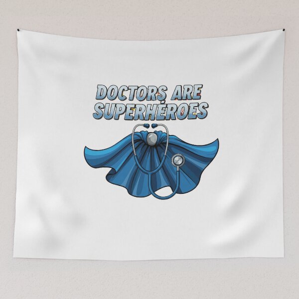 Item preview, Doctors Are Super Heroes Healthcare Worker Appreciation Design T-shirt designed and sold by GeniePixel.