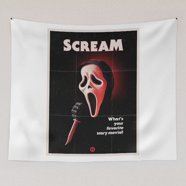 Item preview, Scray Movie Vintage Horror Halloween Funny designed and sold by EerieGagnon.