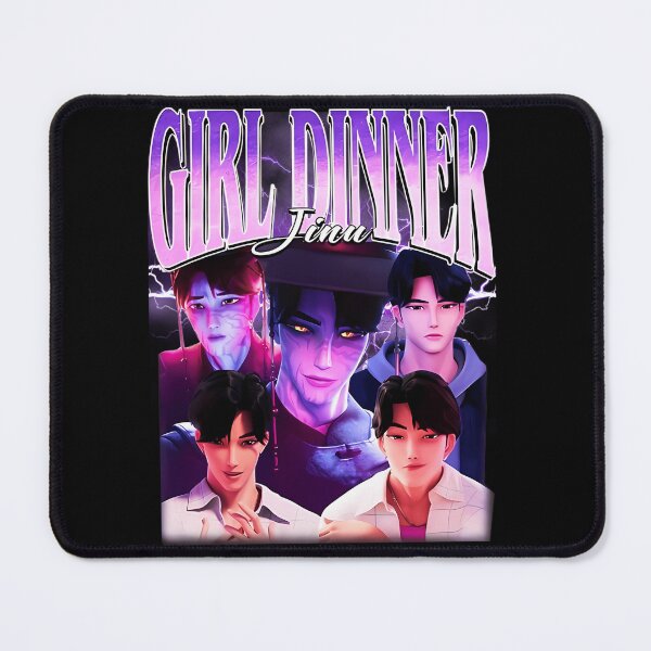 Item preview, Girl Dinner Jinu Kpop Demon Hunters Villain  designed and sold by LoyGibson.