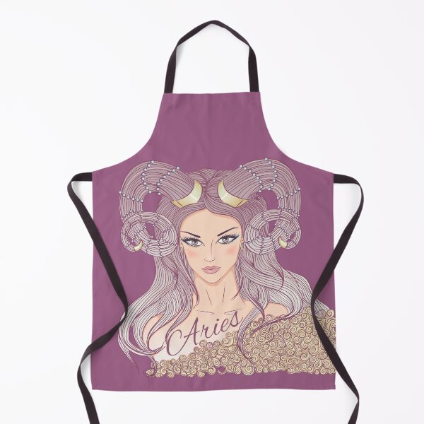 Item preview, Aries Zodiac Art – Elegant Astrology Illustration designed and sold by BlesstB.