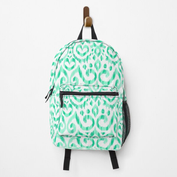 Item preview, Ikat Hearts-Tonal Pistachio Greens designed and sold by Fabricatemyart.