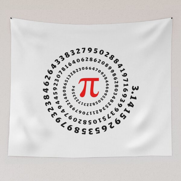 Item preview, Pi  Spiral Science Mathematics Math Irrational Number Sequence designed and sold by faijurviliyah.