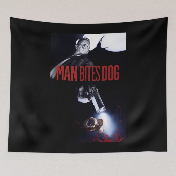 Item preview, Man Bites Dog designed and sold by LoyGibson.