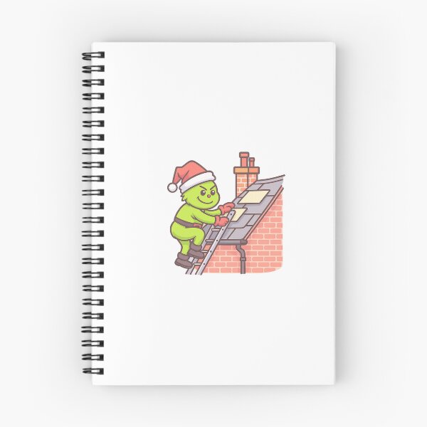Item preview, Little Roofer Grincy doing roofing  designed and sold by CNMJarts.