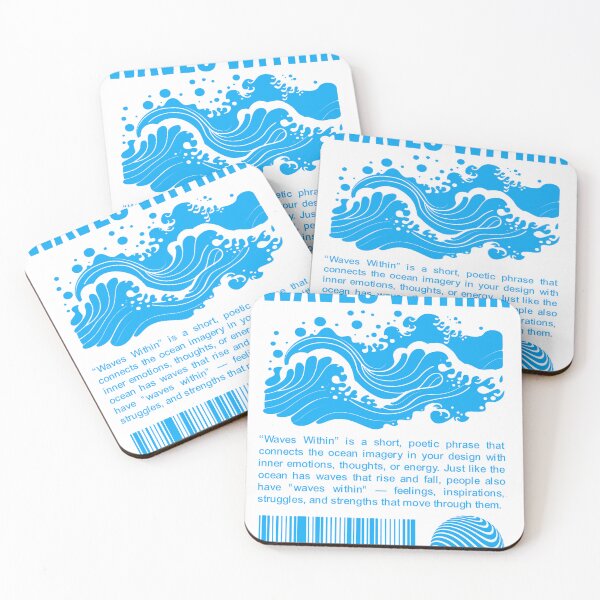 Item preview, Waves Within - Ocean Emotions Abstract designed and sold by redwolf92.