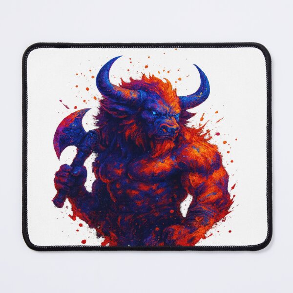 Item preview, Mighty Minotaur Splash Art designed and sold by ArahirPrints.