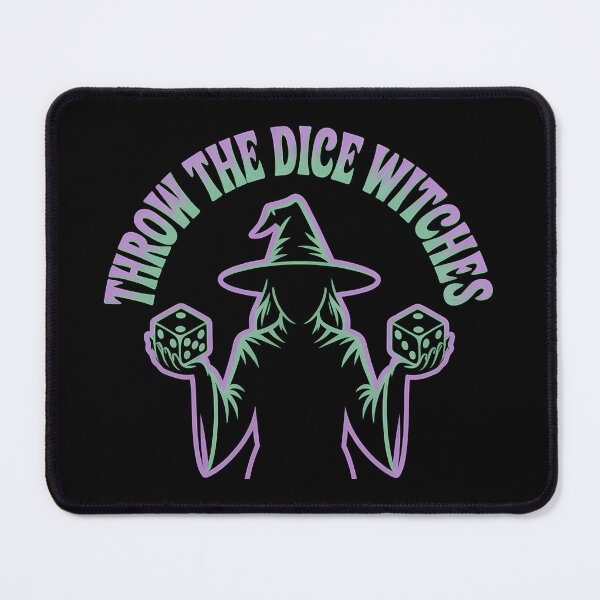 Item preview, Throw The Dice Witches - A perfect gift for Halloween lovers, dice game fans, and anyone who enjoys witchy magic vibes designed and sold by ZyziowskyArt.