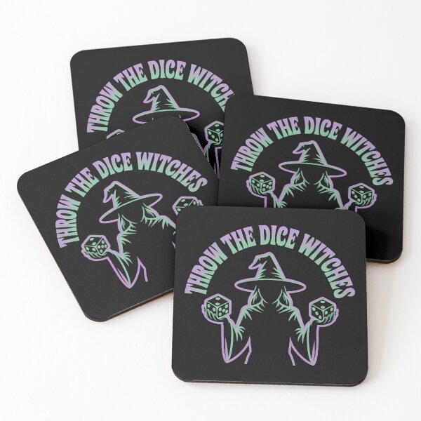 Item preview, Throw The Dice Witches - A perfect gift for Halloween lovers, dice game fans, and anyone who enjoys witchy magic vibes designed and sold by ZyziowskyArt.