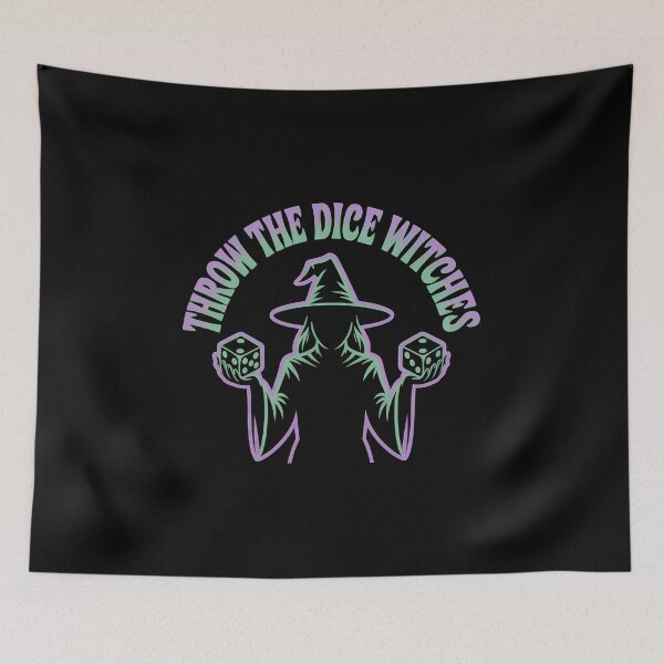 Item preview, Throw The Dice Witches - A perfect gift for Halloween lovers, dice game fans, and anyone who enjoys witchy magic vibes designed and sold by ZyziowskyArt.